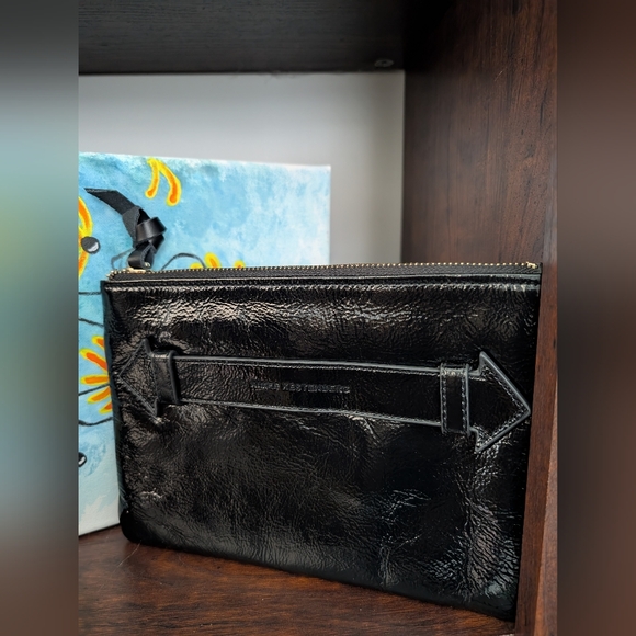 Aimee Kestenberg Handbags - Aimee Kestenberg Black Leathers Clutch
